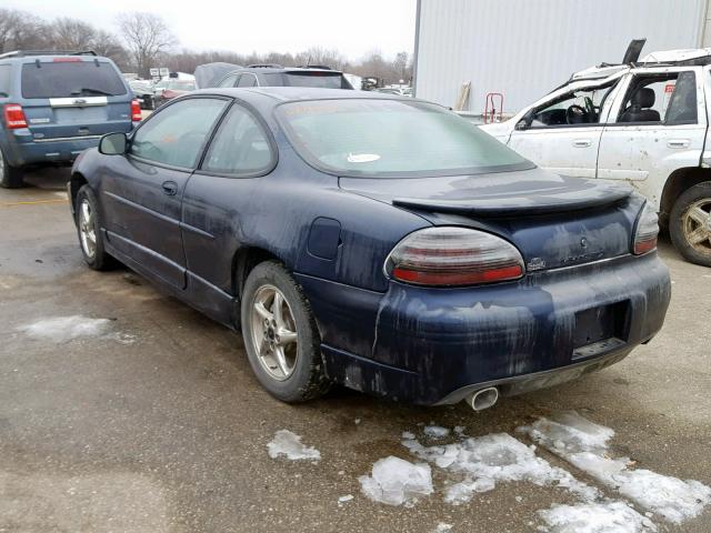 1G2WP12K41F237507 - 2001 PONTIAC GRAND PRIX BLUE photo 3