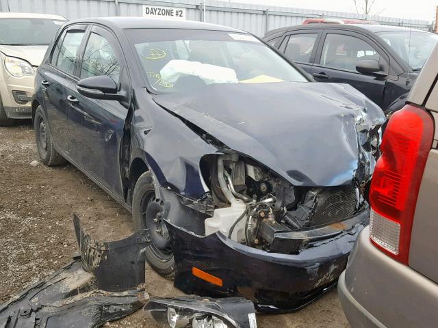 WVWCA7AJXBW323952 - 2011 VOLKSWAGEN GOLF BLACK photo 1