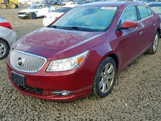 1G4GD5ED2BF263369 - 2011 BUICK LACROSSE C RED photo 2