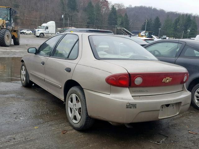 1G1JF54F357178054 - 2005 CHEVROLET CAVALIER L GOLD photo 3