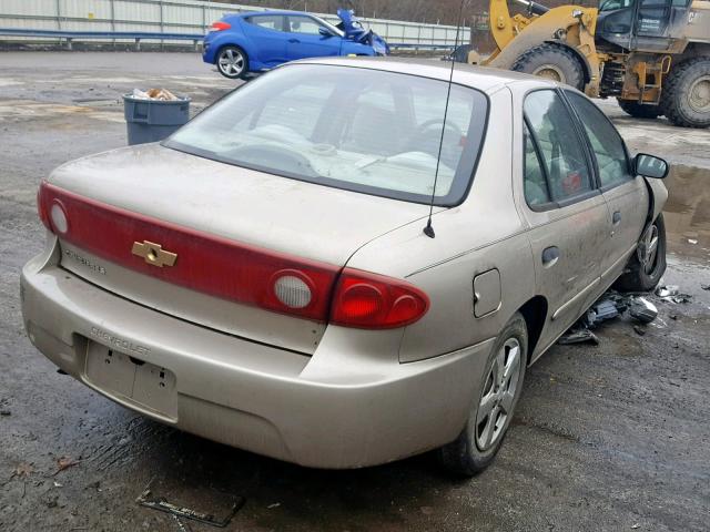 1G1JF54F357178054 - 2005 CHEVROLET CAVALIER L GOLD photo 4