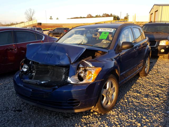 1B3HB48A59D199605 - 2009 DODGE CALIBER SX BLUE photo 2