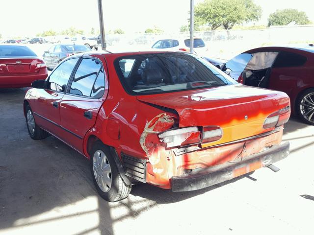 1Y1SK5364RZ061789 - 1994 GEO PRIZM BASE წითელი ფოტო 3