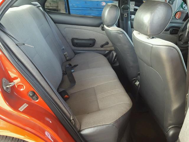 1Y1SK5364RZ061789 - 1994 GEO PRIZM BASE წითელი ფოტო 6