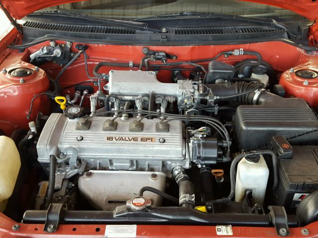 1Y1SK5364RZ061789 - 1994 GEO PRIZM BASE წითელი ფოტო 7