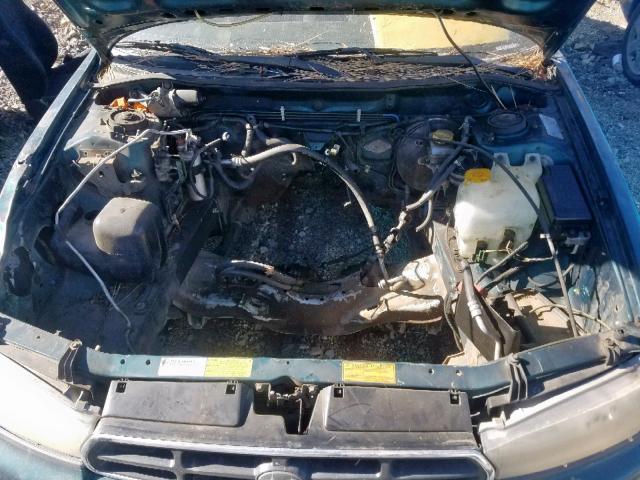 4S3BK4251X6315819 - 1999 SUBARU LEGACY BRI GREEN photo 7