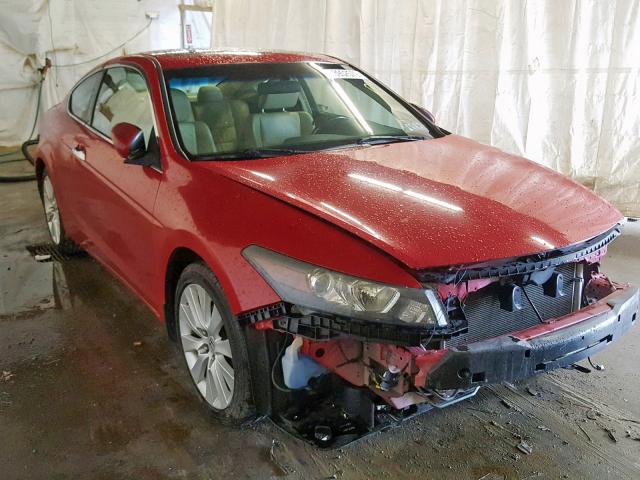 1HGCS22848A017512 - 2008 HONDA ACCORD EXL RED photo 1