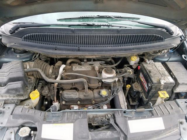 2D4GP44L07R314448 - 2007 DODGE GRAND CARA GREEN photo 7