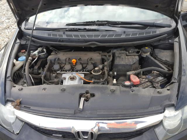 19XFA1F6XBE004009 - 2011 HONDA CIVIC LX-S Negro foto 7