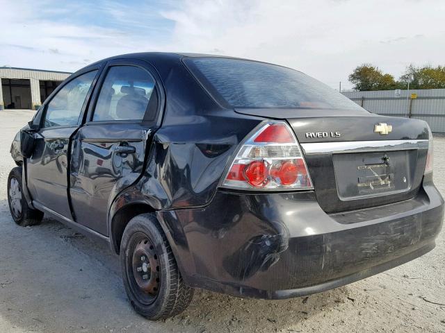 KL1TD56628B218104 - 2008 CHEVROLET AVEO BASE Qara foto 3