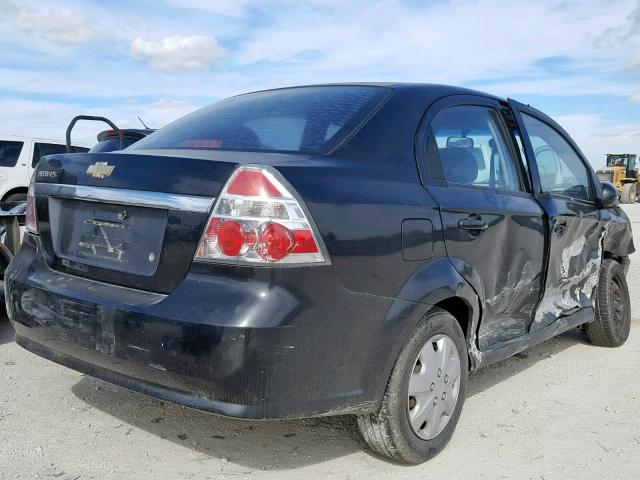 KL1TD56628B218104 - 2008 CHEVROLET AVEO BASE Qara foto 4