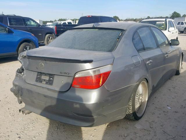 WBANA73554B061127 - 2004 BMW 530 I GRAY photo 4