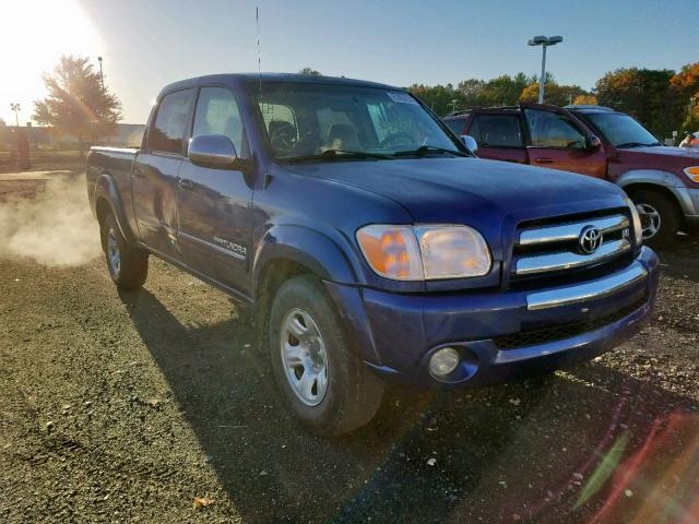 5TBDT44135S474587 - 2005 TOYOTA TUNDRA DOU BLUE photo 1