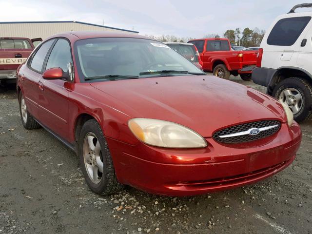 1FAFP55U21G116376 - 2001 FORD TAURUS SES RED photo 1