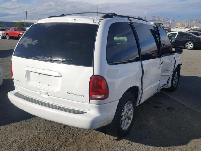 1B4GP45G4XB848644 - 1999 DODGE CARAVAN SE WHITE photo 4