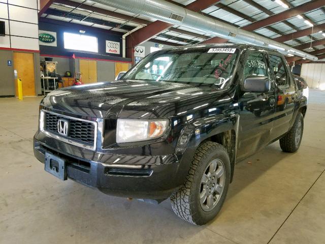 2HJYK16388H542664 - 2008 HONDA RIDGELINE BLACK photo 2