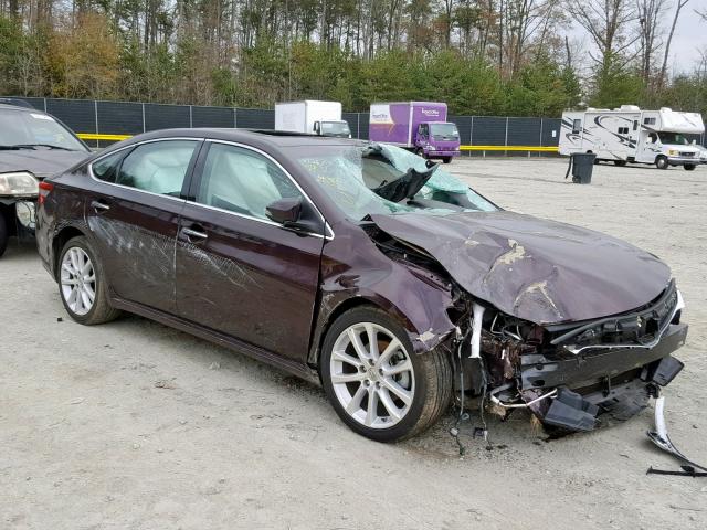 4T1BK1EBXDU067881 - 2013 TOYOTA AVALON BAS BURGUNDY photo 1