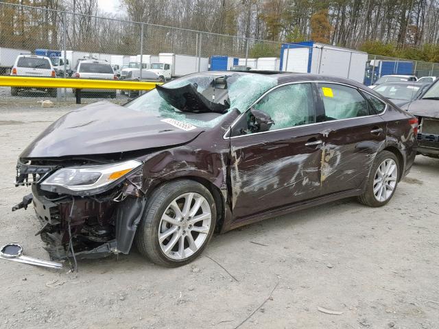 4T1BK1EBXDU067881 - 2013 TOYOTA AVALON BAS BURGUNDY photo 2