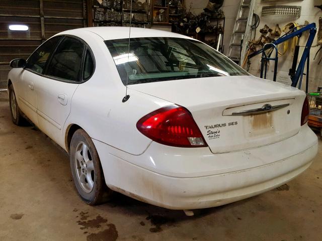 1FAFP55U73G269127 - 2003 FORD TAURUS SES WHITE photo 3