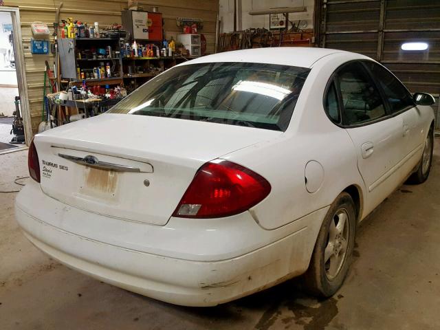 1FAFP55U73G269127 - 2003 FORD TAURUS SES WHITE photo 4