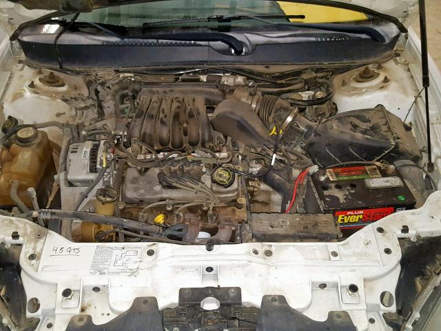 1FAFP55U73G269127 - 2003 FORD TAURUS SES WHITE photo 7