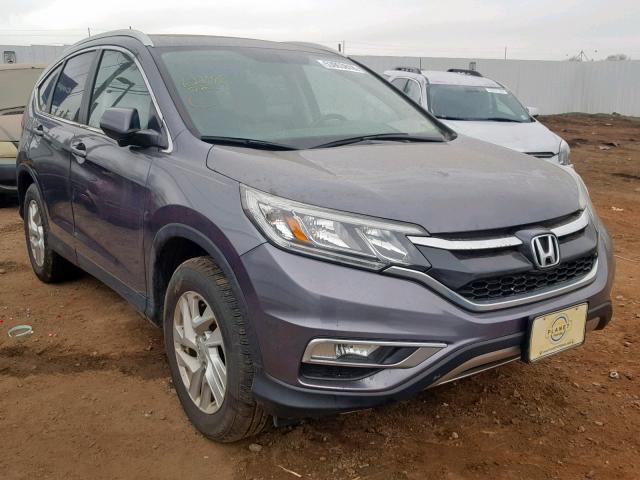 2HKRM4H79GH603417 - 2016 HONDA CR-V EXL GRAY photo 1