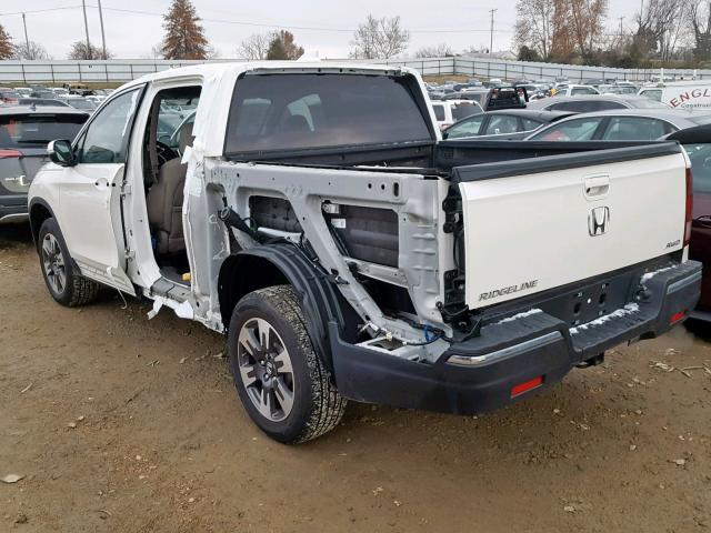 5FPYK3F67HB016260 - 2017 HONDA RIDGELINE WHITE photo 9