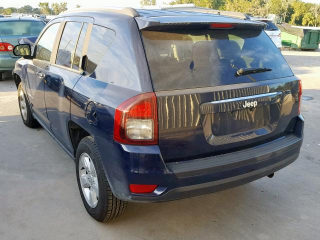 1C4NJCBAXED924973 - 2014 JEEP COMPASS SP 蓝色 照片 3
