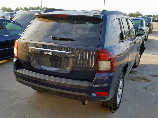 1C4NJCBAXED924973 - 2014 JEEP COMPASS SP 蓝色 照片 4