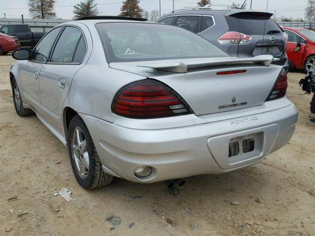 1G2NF52E34M675709 - 2004 PONTIAC GRAND AM S SILVER photo 3