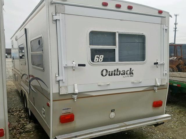 4YDT28R294G905373 - 2004 OTBK MOTORHOME WHITE photo 3