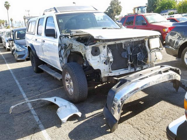 1N6ED27T6YC434503 - 2000 NISSAN FRONTIER C WHITE photo 1