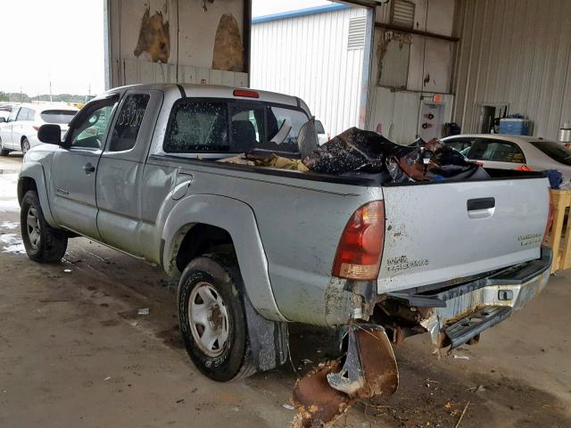 5TETU62N05Z035884 - 2005 TOYOTA TACOMA PRE GRAY photo 3