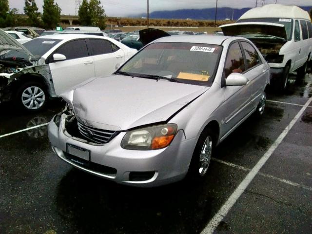 KNAFE222X95666964 - 2009 KIA SPECTRA EX SILVER photo 2