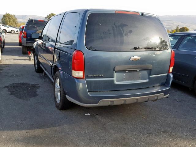 1GNDV03L05D184601 - 2005 CHEVROLET UPLANDER BLUE photo 3