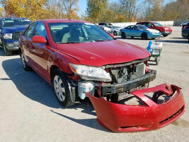 4T1BE46K97U162346 - 2007 TOYOTA CAMRY CE RED photo 1