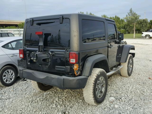 1C4AJWAGXDL524485 - 2013 JEEP WRANGLER S BLACK photo 4