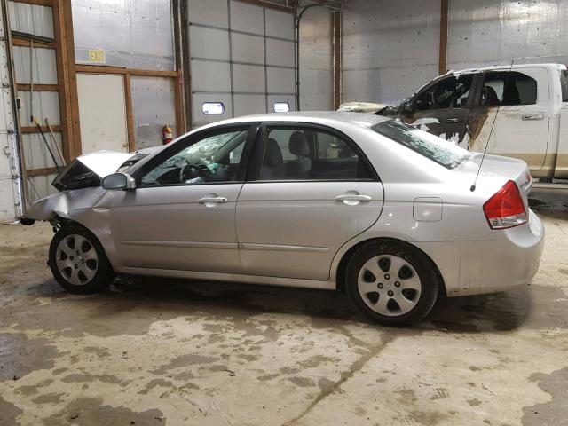 KNAFE221895650429 - 2009 KIA SPECTRA EX SILVER photo 9