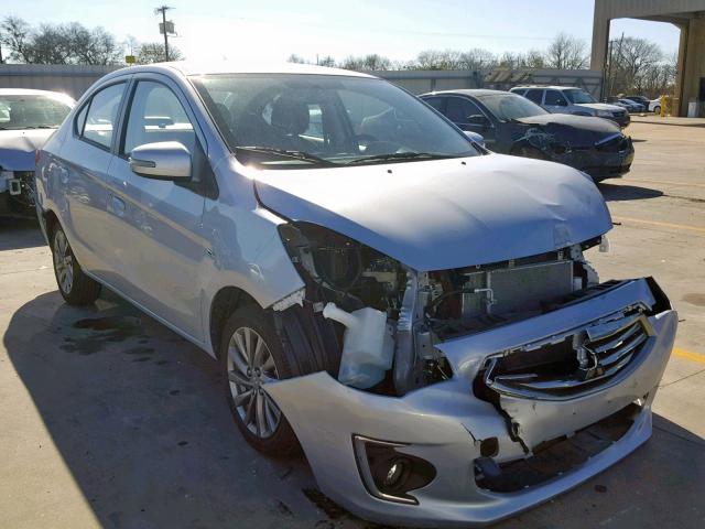 ML32F4FJ8JHF14525 - 2018 MITSUBISHI MIRAGE G4 SILVER photo 1