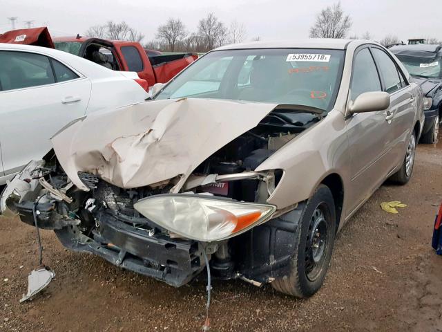 4T1BE32K63U226918 - 2003 TOYOTA CAMRY LE BEIGE photo 2