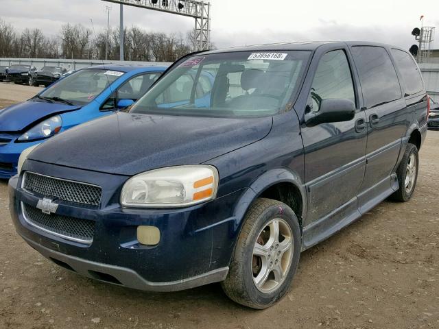 1GBDV13L26D242857 - 2006 CHEVROLET UPLANDER I BLUE photo 2