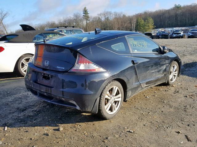 JHMZF1C40BS006526 - 2011 HONDA CR-Z BLACK photo 4