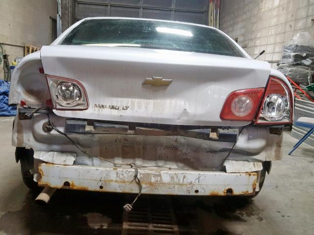 1G1ZC5E07CF359716 - 2012 CHEVROLET MALIBU 1LT WHITE photo 9