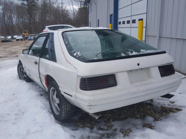 1MEBP79F3DF604082 - 1983 MERCURY CAPRI WHITE photo 3