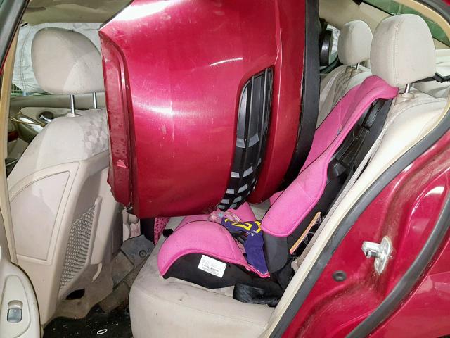 1G1ZT54835F131755 - 2005 CHEVROLET MALIBU LS MAROON photo 6