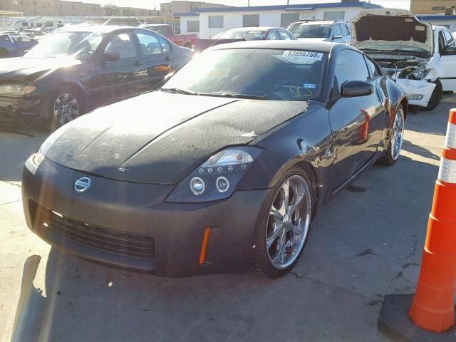 JN1AZ34D85M603578 - 2005 NISSAN 350Z COUPE BLACK photo 2