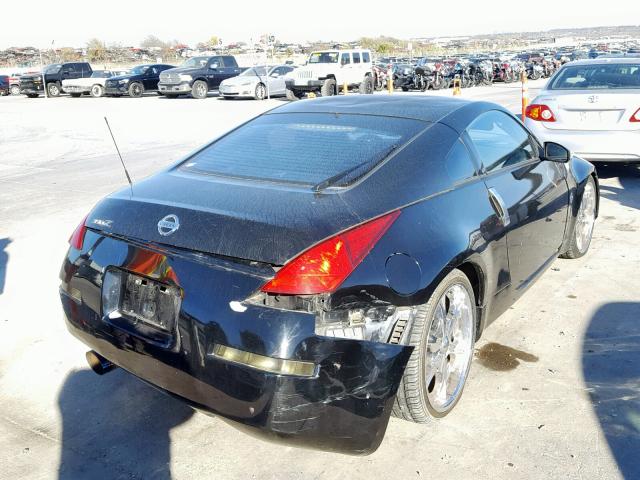 JN1AZ34D85M603578 - 2005 NISSAN 350Z COUPE BLACK photo 4