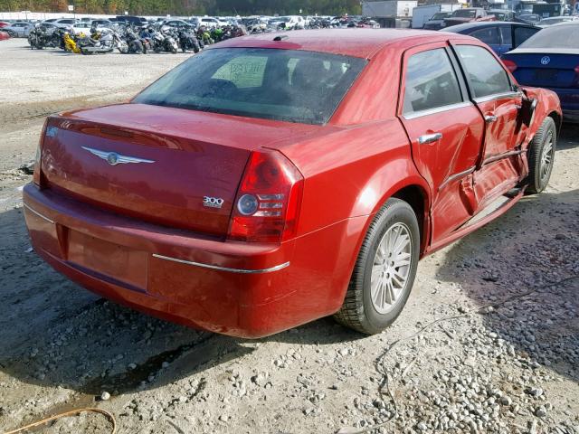 2C3CA5CV6AH325185 - 2010 CHRYSLER 300 TOURIN MAROON photo 4