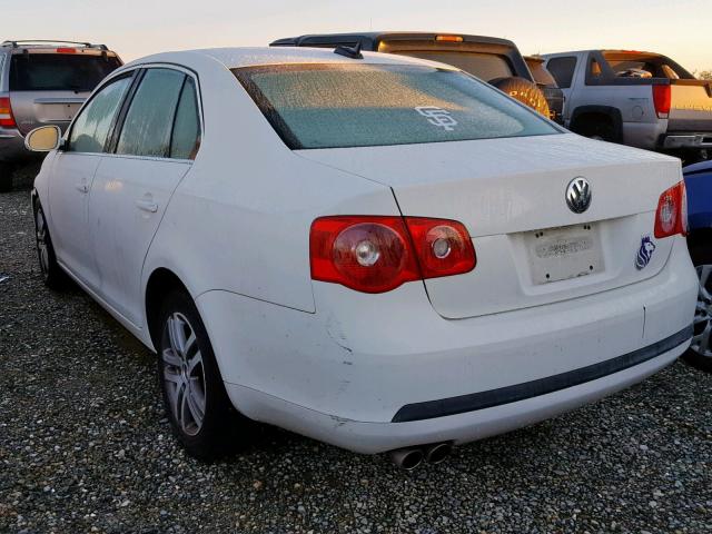 3VWDG71K76M621082 - 2006 VOLKSWAGEN JETTA 2.5 WHITE photo 3