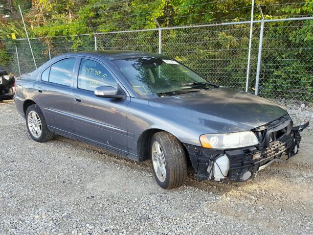 YV1RS592272638858 - 2007 VOLVO S60 2.5T GRAY photo 1